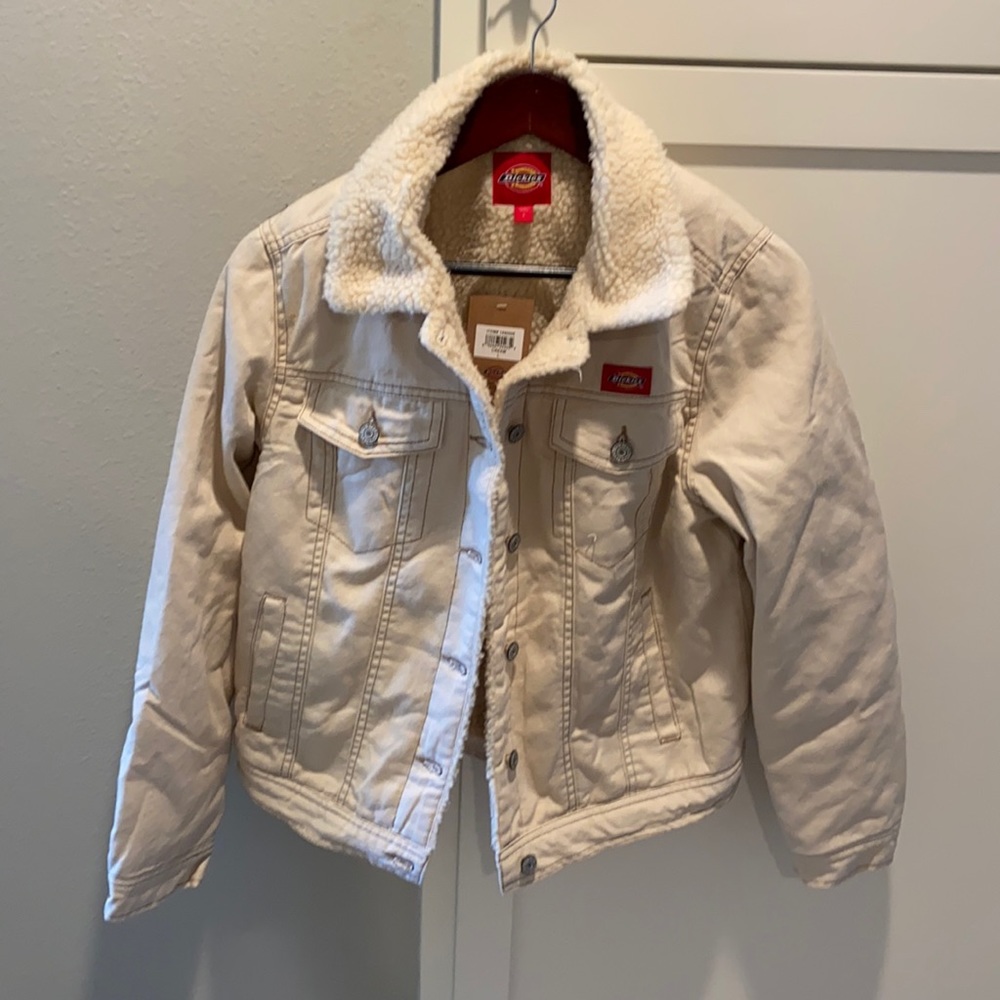 Dickies cream jacket large